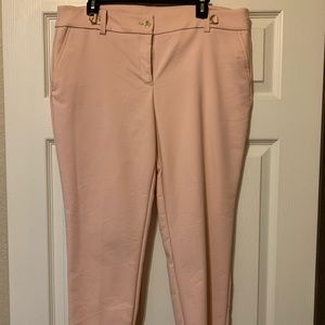 Anne Klein pale pink satin  pants